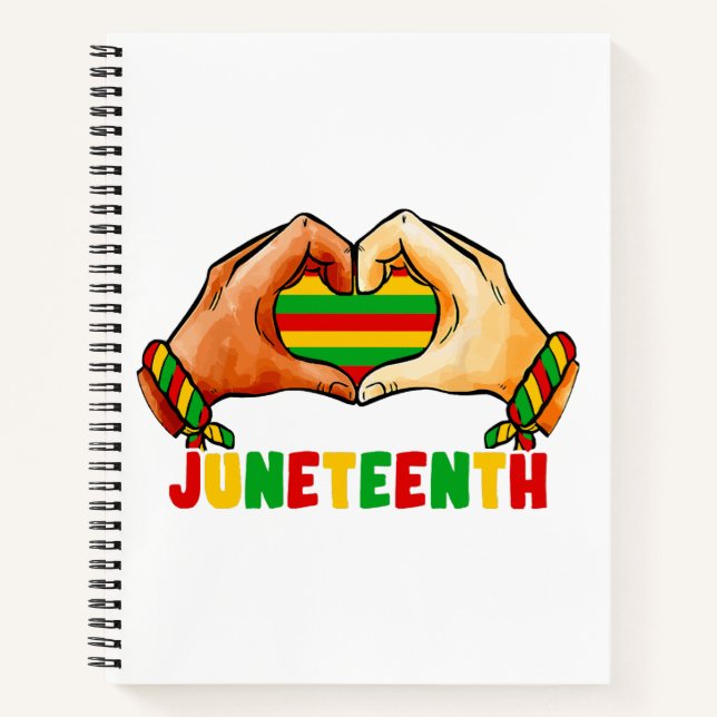 Carnet Cœur de Juneteenth  (Devant)