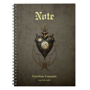 Carnet Coeur de vapeur,