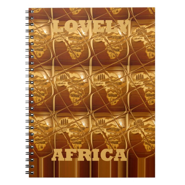 Carnet Coeur d'or de l'Afrique (Devant)