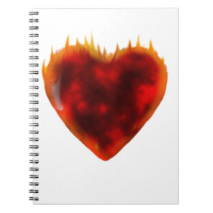 Carnet Coeur flamboyant