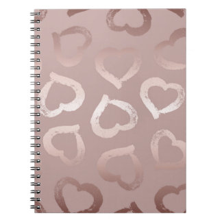 Carnet Coeur motif transparent