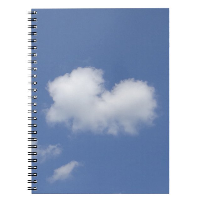 Carnet Coeur nuageux (Devant)