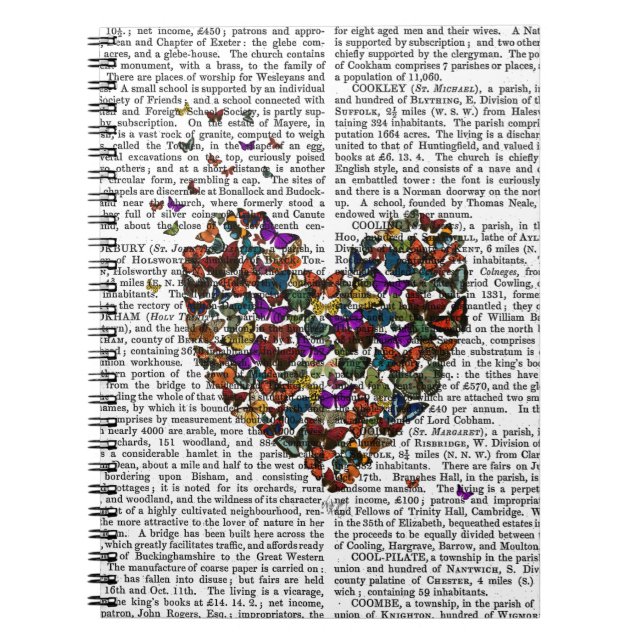 Carnet Coeur papillon (Devant)