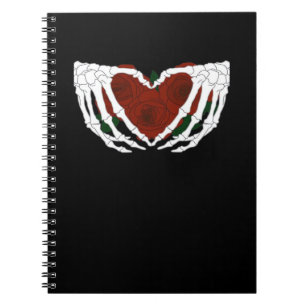Carnet Coeur squelettique