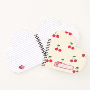 Carnet Cœurs de cerise pour adolescentes