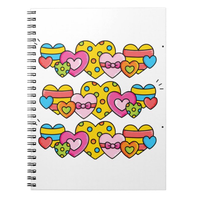 Carnet Cœurs de la Saint-Valentin (Devant)