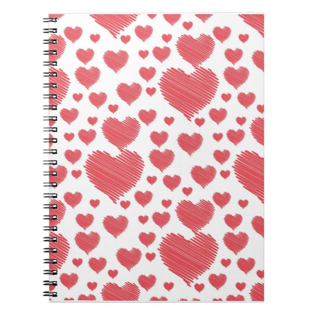 Carnet Coeurs de scintillement (Devant)
