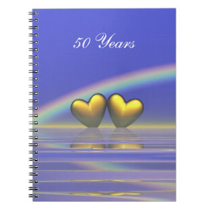 Carnet Coeurs d'or du 50e anniversaire