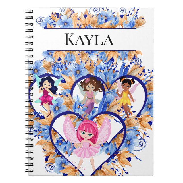 Carnet Coeurs et fées (Devant)