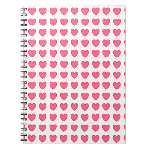 Carnet Coeurs Polka
