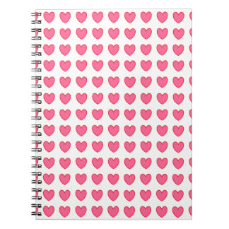 Carnet Coeurs Polka