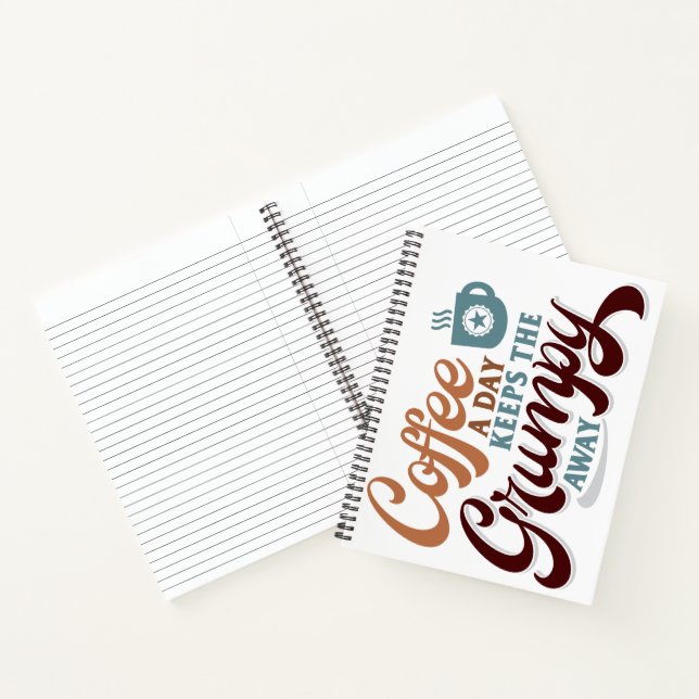 Carnet Coffee a Day for Coffee Lover Gift  (Intérieur)