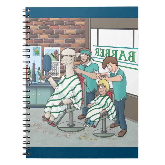 Carnet Coiffure d'Alpaca (Devant)