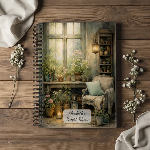 Carnet Coin de fenêtre de jardin cosy