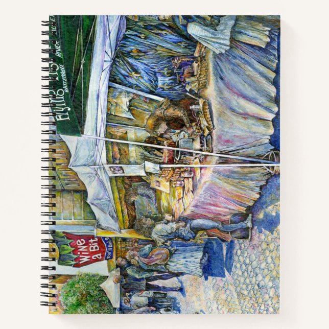 Carnet Coin de Flying Pig Farm et Wine a Bit. (Devant)