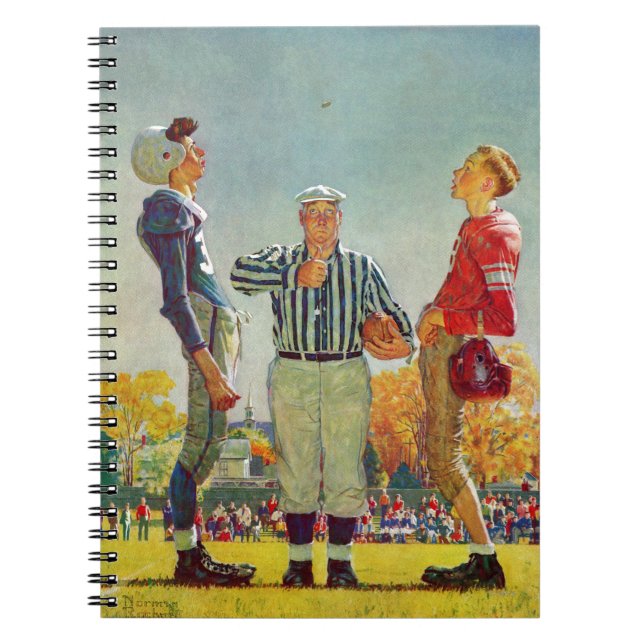 Carnet Coin Toss par Norman Rockwell (Devant)