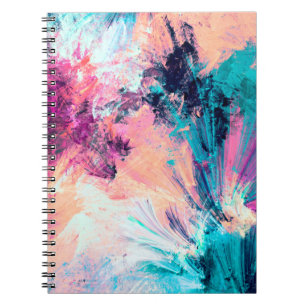 Carnet Cold multicolor beautiful futuristic pattern. Abst