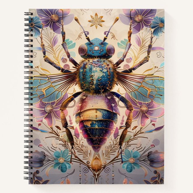 Carnet Coléoptère de bijoux Fantasy Steampunk (1) (Devant)