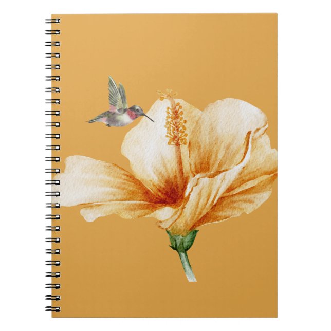 Carnet Colibri et Hibiscus (Devant)