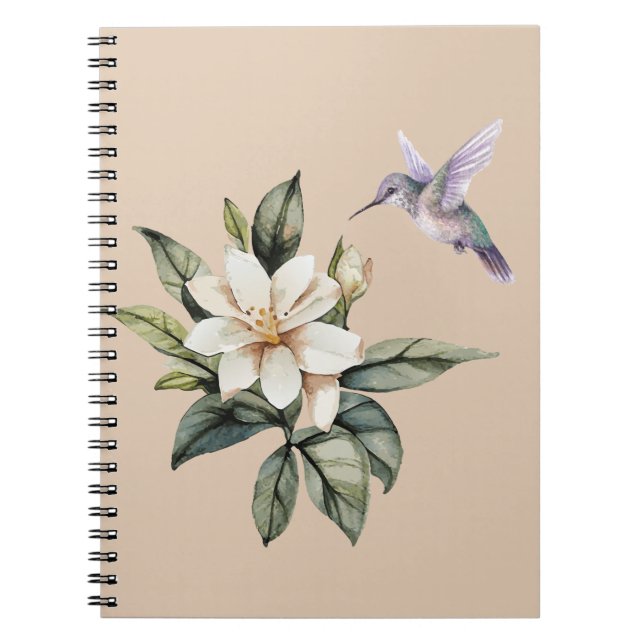 Carnet Colibri et Jasmin (Devant)