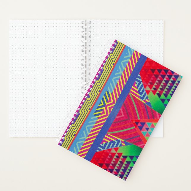 Carnet collage de bordures et de triangles du sud-ouest (À l'intérieur)
