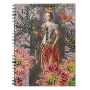 Carnet Collage de la déesse céleste Vierge : Céleste vint