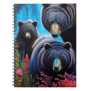 Carnet Collage de la famille de l'ours