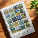 Carnet Collage de peinture fine art Vincent Van Gogh<br><div class="desc">Carnet avec un collage de peintures vintages d'art de Vincent Van Gogh</div>