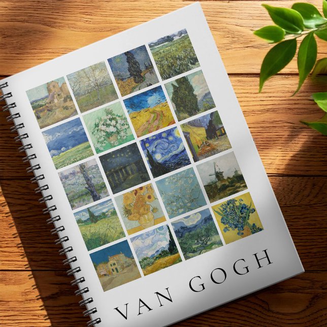 Carnet Collage de peinture fine art Vincent Van Gogh (Créateur téléchargé)