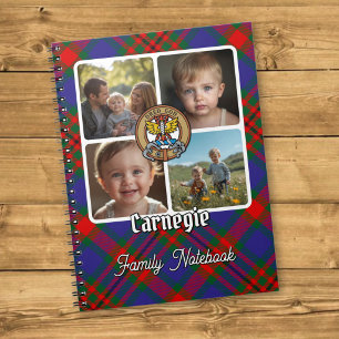 Carnet Collage de photos de famille Carnegie
