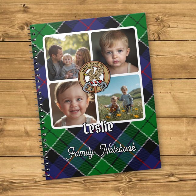 Carnet Collage de photos de famille Leslie (Créateur téléchargé)