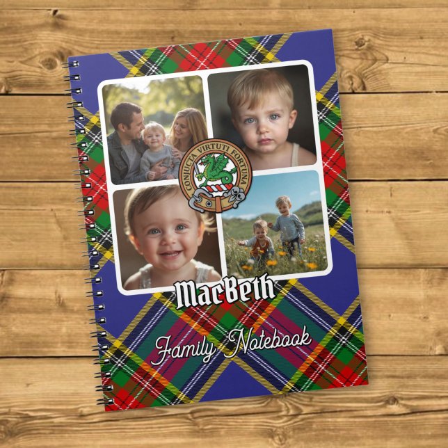Carnet Collage de photos de famille MacBeth (Créateur téléchargé)
