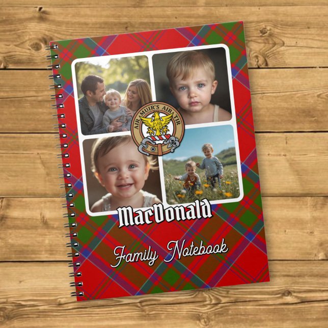 Carnet Collage de photos de famille MacDonald de Keppoch (Créateur téléchargé)