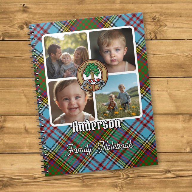 Carnet Collage de photos de la famille Anderson (Créateur téléchargé)