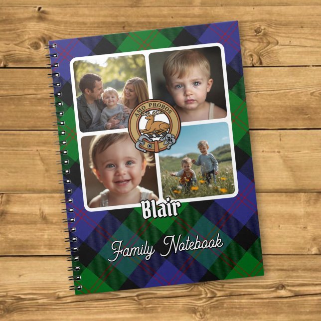Carnet Collage de photos de la famille Blair (Créateur téléchargé)