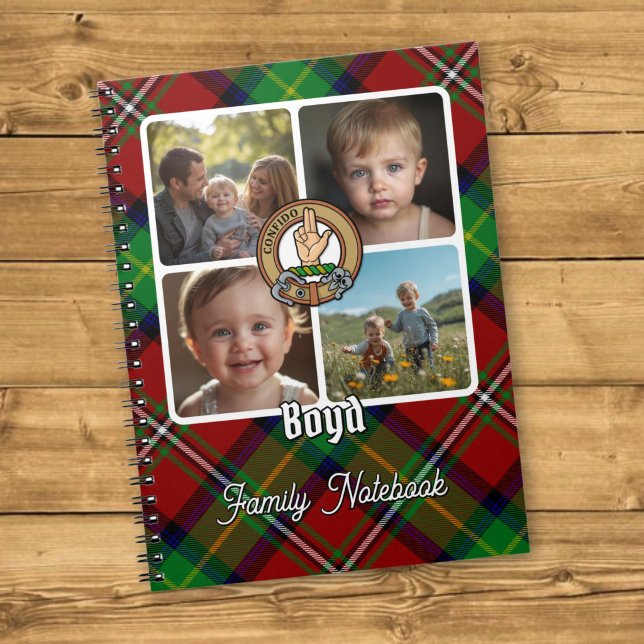 Carnet Collage de photos de la famille Boyd (Créateur téléchargé)