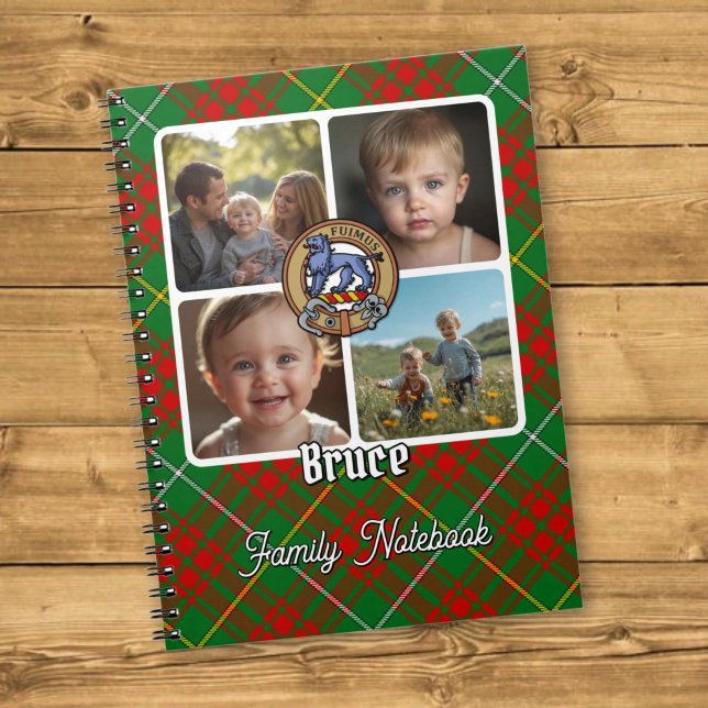 Carnet Collage de photos de la famille Bruce (Créateur téléchargé)