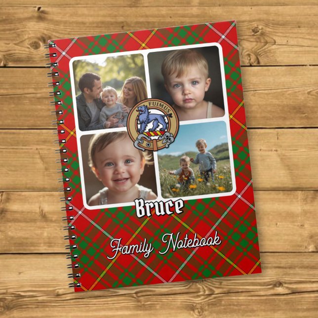 Carnet Collage de photos de la famille Bruce (Créateur téléchargé)