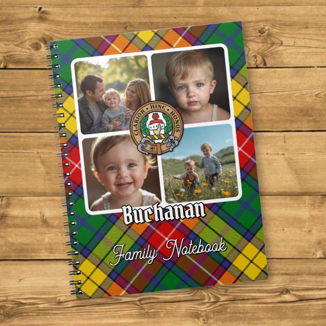 Carnet Collage de photos de la famille Buchanan (Créateur téléchargé)