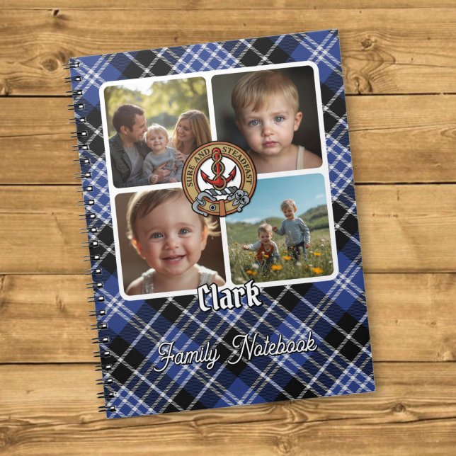 Carnet Collage de photos de la famille Clark (Créateur téléchargé)