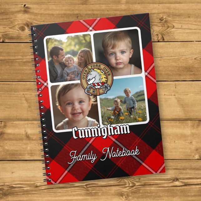 Carnet Collage de photos de la famille Cunningham (Créateur téléchargé)