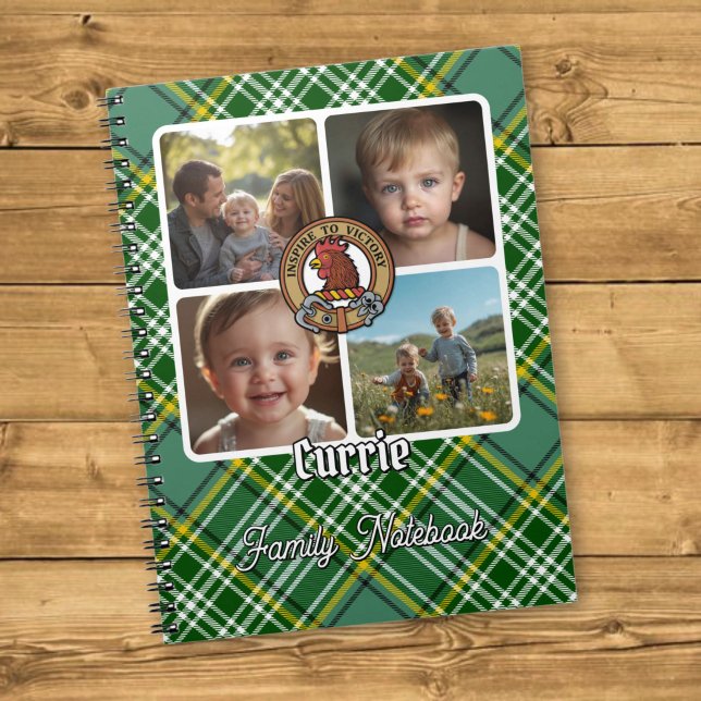 Carnet Collage de photos de la famille Currie (Créateur téléchargé)