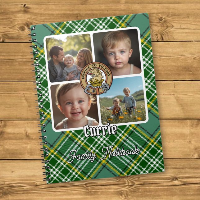 Carnet Collage de photos de la famille Currie (Créateur téléchargé)