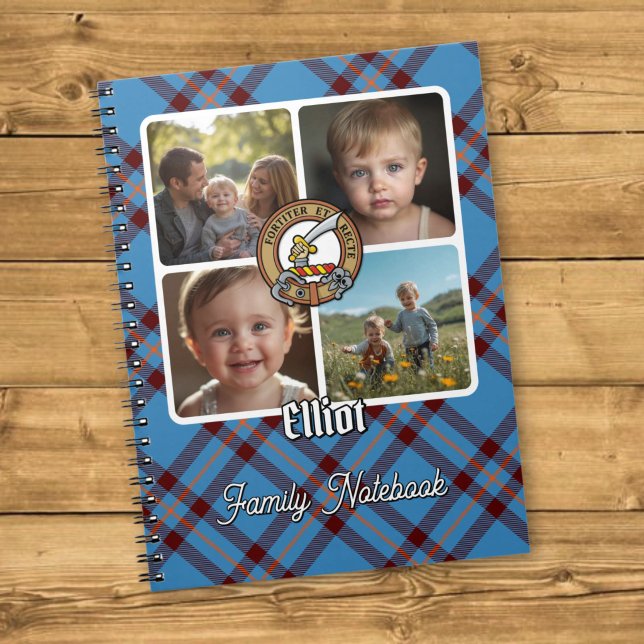 Carnet Collage de photos de la famille Elliot (Créateur téléchargé)