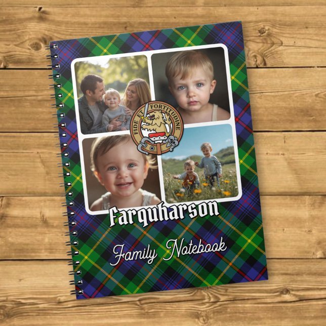 Carnet Collage de photos de la famille Farquharson (Créateur téléchargé)