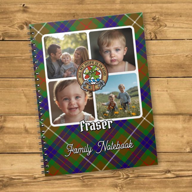 Carnet Collage de photos de la famille Fraser (Créateur téléchargé)