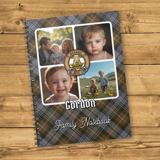 Carnet Collage de photos de la famille Gordon (Créateur téléchargé)