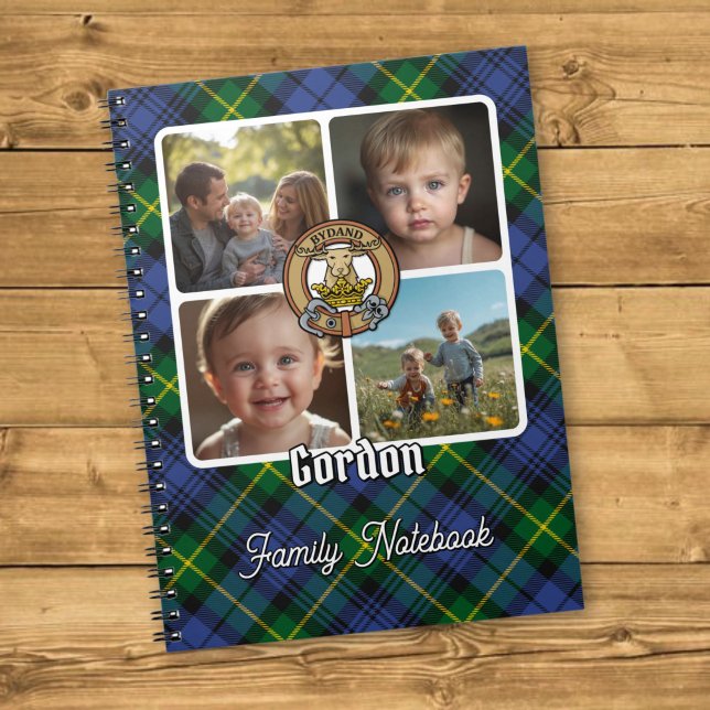 Carnet Collage de photos de la famille Gordon (Créateur téléchargé)