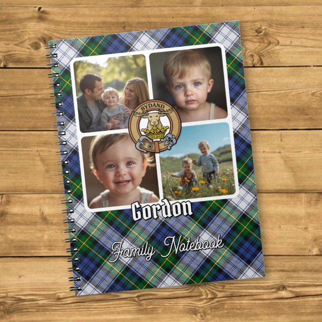 Carnet Collage de photos de la famille Gordon (Créateur téléchargé)