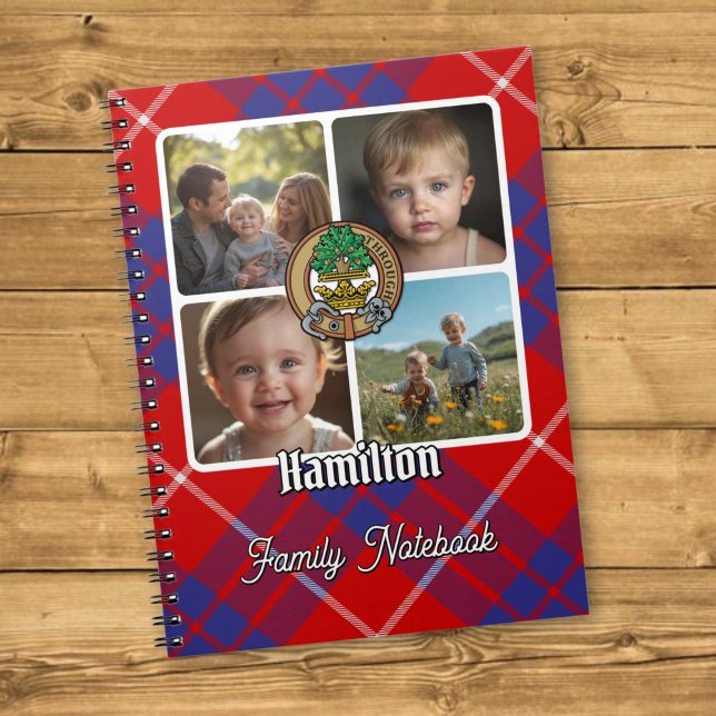 Carnet Collage de photos de la famille Hamilton (Créateur téléchargé)